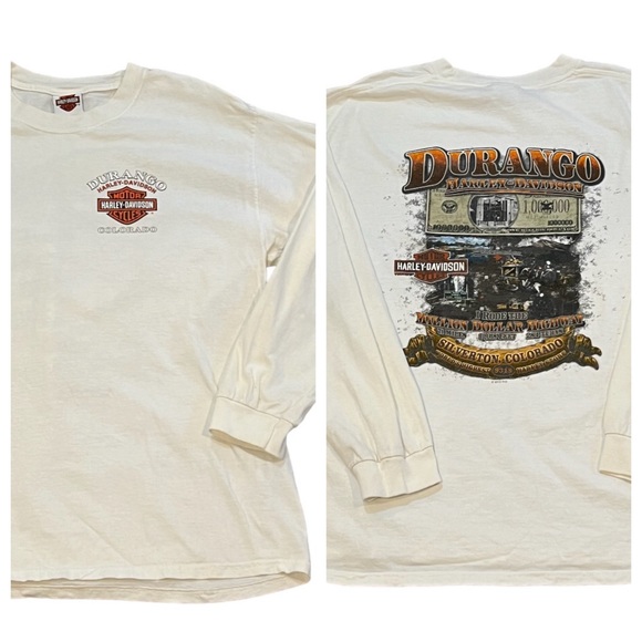 Harley-Davidson Other - Durango Harley Davidson long sleeve t-shirt large Silverton Colorado